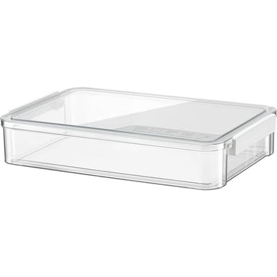 Project Case Grote Capaciteit PET ABS Zichtbaar Ladeontwerp Document Opbergdoos voor Kantoor School White Large white