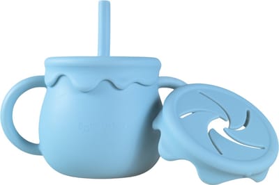 Sproudsy Drinkbeker Clouds – Kraamcadeau – Kinderservies - Baby – Misty Blue