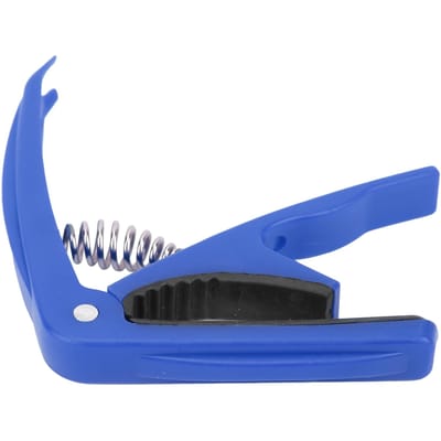 Gitaar Capo Klemmen ABS Schaal Snaarinstrument Spelen Stemmen Accessoires met VeerDonkerblauw donkerblauwe kleur