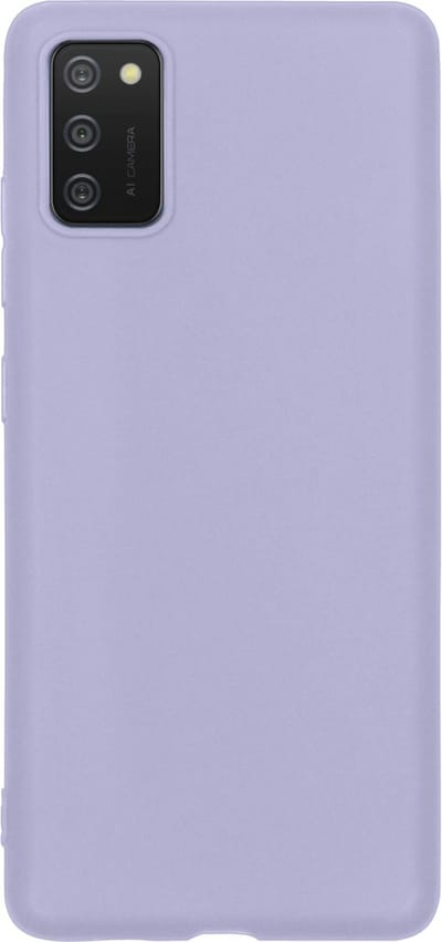Hoes - Geschikt voor Samsung Galaxy A02s - Sterk & Shockproof - Hoesje Cover - Siliconen Case - Lila