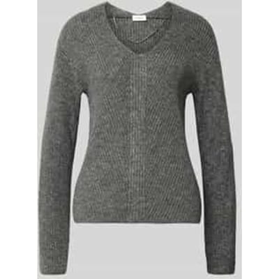 Regular fit gebreide pullover met wol