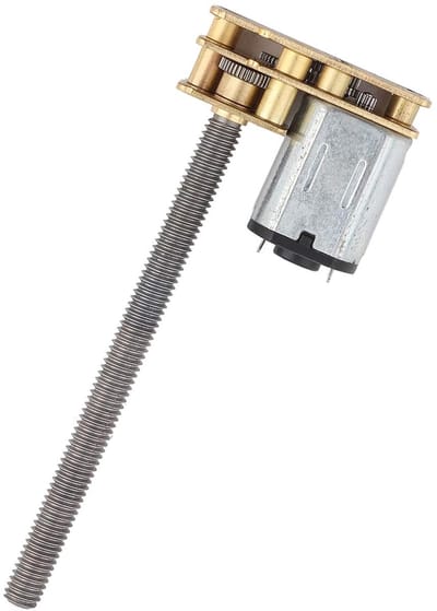 DC Aandrijfmotor - Elektromotor Reductiemotor - Apparaten Aandrijven - Zuiver Koperen Wikkeling - M4 x 55 mm Schacht - Metaal