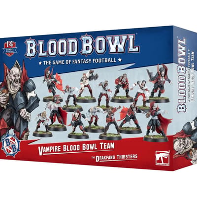 Figurine Games Workshop Blood Bowl - Team Vampire : The Drakfang Thirsters (x14)