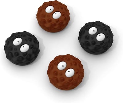 Rubber Joystick Caps 4-Pack voor Switch en Switch Lite - Bescherming en Grip voor Joy-Con Controllers, Schattige Accessoires voor Gaming