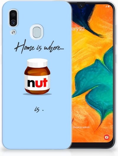 Samsung Galaxy A30 Siliconen Case Nut Home