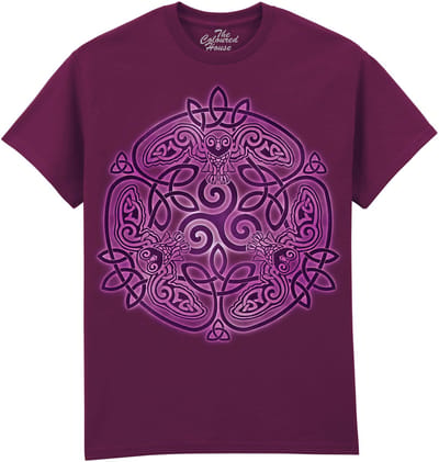 Uilen Owl Symbol The Coloured House T-shirt M