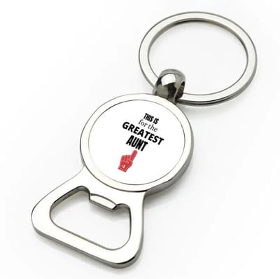 Akyol - this is for the greatest aunt flesopener - Tante - tante - verjaardag tante - cadeautje - kado - geschenk - 9 bij 3 cm