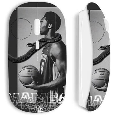 Souris sans fil - Maniacase - Kobe Bryant - Blanc - Optique - USB
