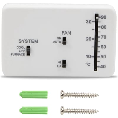 Thermostat analogique pour camping-car, remplacement de chaleur et de refroidissement pour camping-car Dometic 3106995.032 blanc