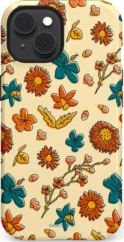 Casetastic Hoesje Geschikt voor Apple iPhone 15 Magsafe - Stijlvolle Beschermende Duo-layer Case - Boranisch veld