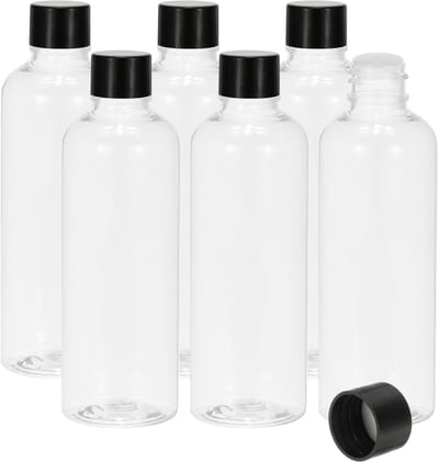 Dailygoods - Reisflessen met Schroefdop - 6 Stuks 100 ml Lekvrij voor Shampoo en Lotion