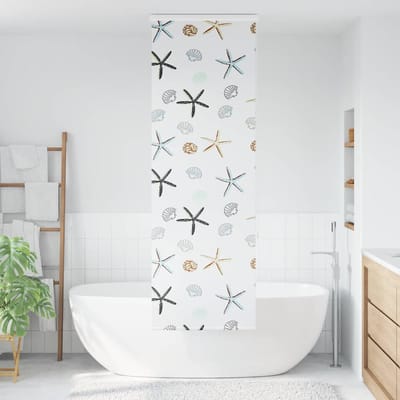 vidaXL - Doucherolgordijn - met - cassette - 60x240 - cm - stofbreedte - 56 - cm