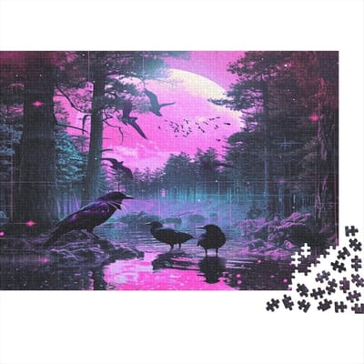 Houten Puzzel - Legpuzzel Volwassenen - Ontspanning Thuis - 1000 Stukjes - 75 x 50 cm