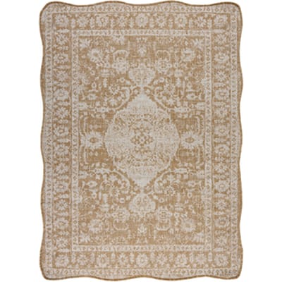 Kleden Rugsx ORGANIC 2762 sisaltapijt Ornament, frame natuurlij 120x170 cm