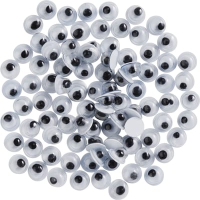 VBS Wiebeloogjes om op te plakken "Rond", 4 mm 100 stuks