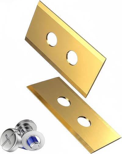 36 Replacement Blades for Robotic Lawnmowers, Titanium Coated and Robust Lawn Mower Blades, Compatible with Mammotion - ShopVlot