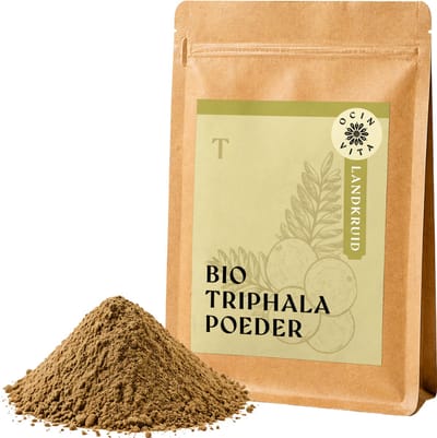 Triphala Poeder 100g - Biologische Triphala - Superfood - Ayurvedische Kruidenmix - 100% Puur - Ocin Vita