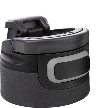 Kambukka Black Steel 3 in 1 Water Deksel - Zwart