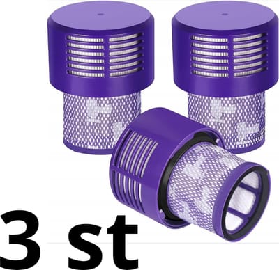 3 x Wasbaar filter vervanging voor de Dyson V10 Cyclone, Dyson V10 Absolute, Dyson V10 Animal stofzuiger. Vervanging voor filter 969082-01, 3 stuks. Een vervanging die net zo goed is als het origineel.