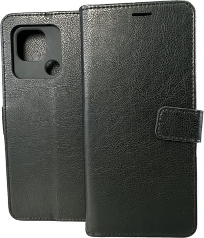 Portemonnee Book Case Hoesje Geschikt voor: Xiaomi Redmi 10C - Zwart