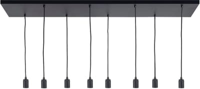 HighLight pendellamp Fantasy 8L - zwart