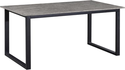 Luton-Eettafel - 160 cm - Betonlook