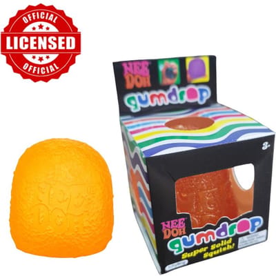 Schylling Nee Doh Gumdrop Gemengde Kleuren Zacht Knijpbaar Sensorisch Fidget Speelgoed Verzamelaar Stressverlichter Blind Box black