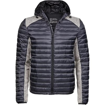 Tee Jays - Men´s Hooded Outdoor Crossover Jacket - Space Grey - S