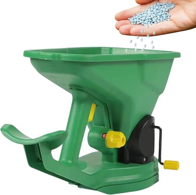 Gras Strooier - Handstrooier Tuin - Gazon Onderhoud - Stille Werking - 1.5 Liter - Enkel