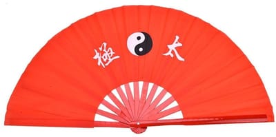 Dailygoods- Tai Chi Fan - Bamboe Rib - Zijde Stof - Lichtgewicht - Duurzaam - Geschikt voor Dans en Training - Dansfan