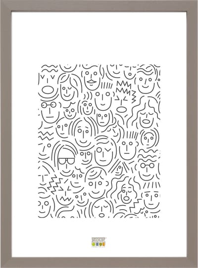 Deknudt Frames fotolijst S45PK3 - taupe - hout - voor foto 30x40 cm