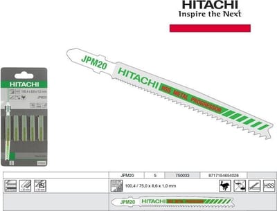 Hitachi Decoupeerzaagbladen JPM20 blister van 5 bladen
