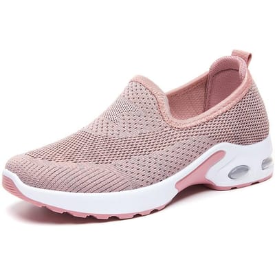 Schoenen Nieuwe Trendy Zachte Zool Dames Luchtkussenschoenen Damesschoenen Ademende Sport Damesschoenen 41 white
