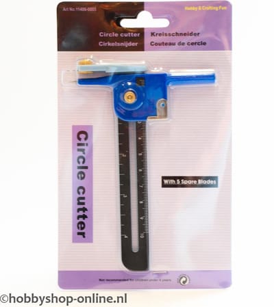 Cirkel Snijder - Ø 10 tot 150mm - Geschikt voor het maken van kaarten en scrapbooking