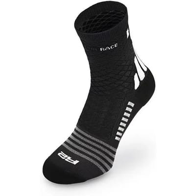R2 - Mission Fietssokken - Zwart/Wit - Maat S (35 - 38)