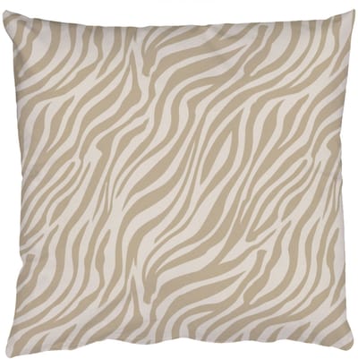 Sierkussens - Kussentjes Woonkamer - 50x50 cm - Zebra - Patroon - Beige
