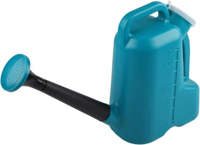 Tuingieter 5L - Planten waterer - Planten water geven - Lange uitloop dubbele handgreep - 5 Liter capaciteit - Blauw