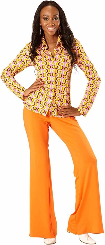 Jaren 70 discoshirt Groovy