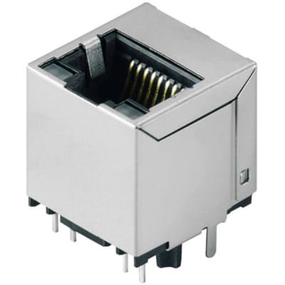 Weidmüller RJ45G1 R1V 3.3N4YG/YG TY RJ50-connector Inbouwbus, modulair Met LED-verlichting 1534760000 Bus, inbouw verticaal Aantal polen (sensoren)...