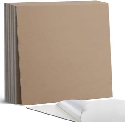 Coloray Plaktegels - Oranje Zelfklevende Tegels - 20 cm x 20 cm - Oranje Plaktegels - 20 stuks - Vierkant PVC Tegels - Plaktegels Badkamer - Plaktegels Vloer - Vinyltegels Vloer Zelfklevend - Wandtegel Zelfklevend