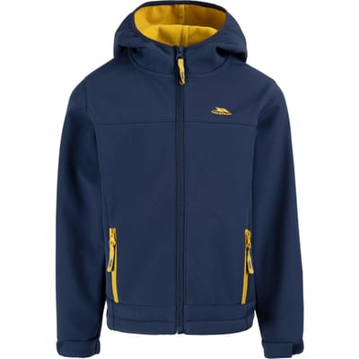 Trespass Kinder/Kids Faster Soft Shell Jas (Marine/Geel Zwavel)