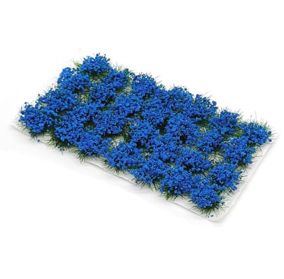 Allecto - Modelbouw Gras - Decoratieve Accessoires - Blauw - Miniatuur Landschap - Geschikt voor DIY Spoorweglandschap - Voor Tuin Deco