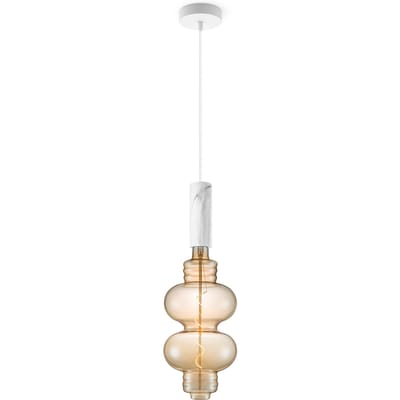 Home sweet home hanglamp Saga marmer Diabolo - amber