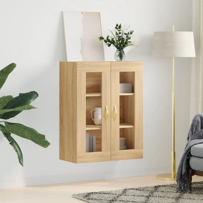 vidaXL - Bovenkast - 69,5x34x90 - cm - sonoma - eikenkleurig