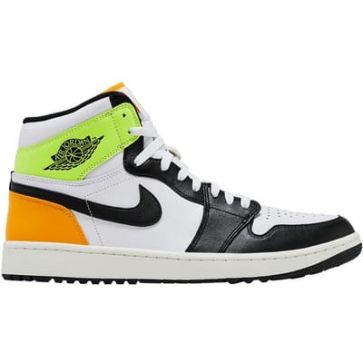 Jordan 1 Retro High Golf Wit University Gold Volt Zwart 44 black