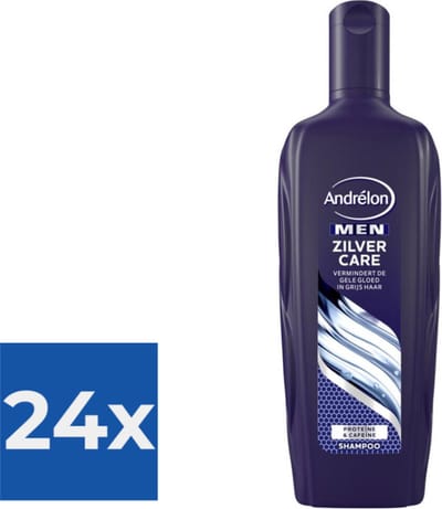Andrélon Shampoo FM Zilver Care - Voordeelverpakking 24 x 300 ml