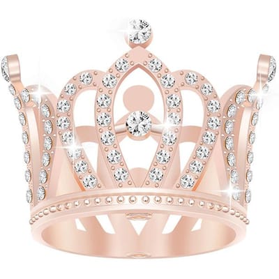 Verjaardagsbloemdecoratie Taarttopper Kroon Kleine Tiara's voor Poppen Diadeem Bruiloft Haarjuwelen Tiara's Prom Versieringen white