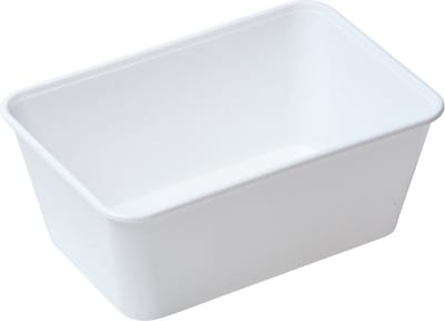 Vershoudbakjes - Vershouddoos - Meal Prep Bakjes Met Deksel - Magnetron bak - 1000ml inhoud - Wit - 100 stuk - 1000 cc - Prep Meal