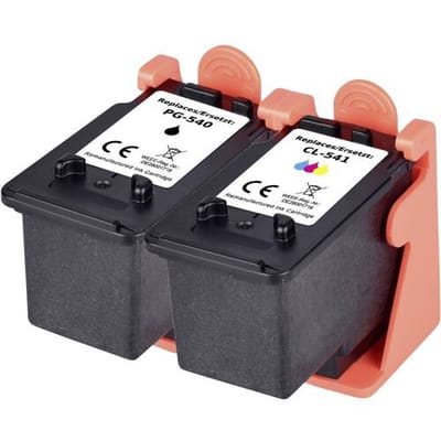 Renkforce Inktcartridge vervangt Canon PG-540, CL-541 Compatibel Combipack Zwart, Cyaan, Magenta, Geel RF-5628790