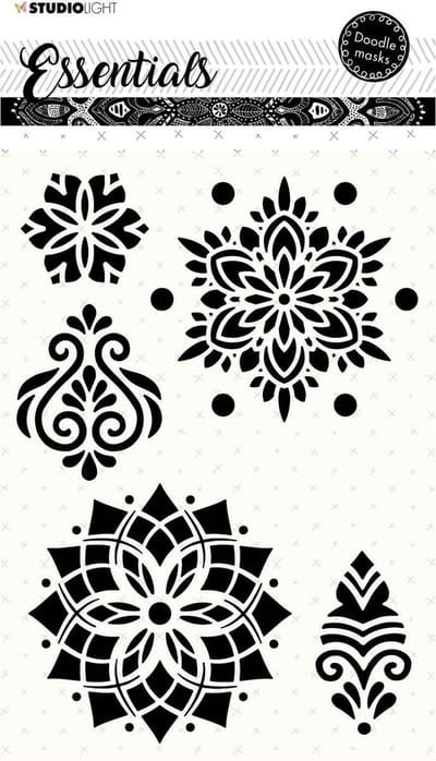 Studio Light Mask Stencil A5 - Essential doodle nr.59